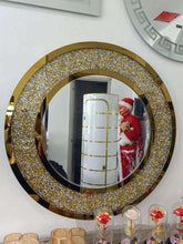 Загрузить изображение в средство просмотра галереи, Round Gold Mirror Glass Gold 90cm,80cm,100cm
