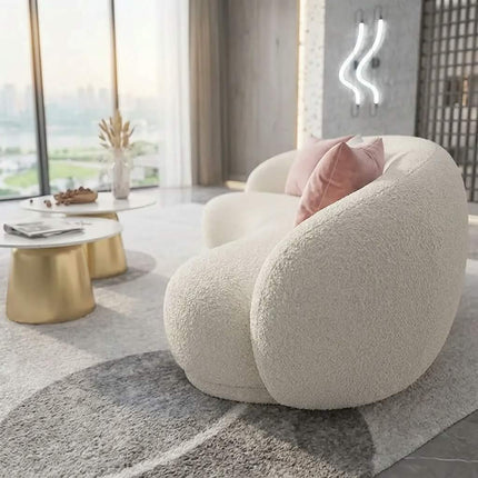 Modern Loveseat Sofa Set with Wood Frame and Sponge Cover Durable design for Hotel Lounge Use
