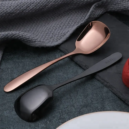 High Quality 18-8 Metal Serving Spoon Stainless Steel Table Spoon