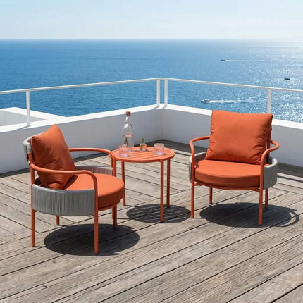 Garden Furniture Sofa Set Outdoor Furniture Bistro Patio Furniture Lounge with Side Table Spot Inventory