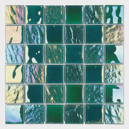 30×30 Square Morden Tile for Home Bathroom and Wall Swimming Pool Glass Mosaic Tile, crystal Mosaic Tile