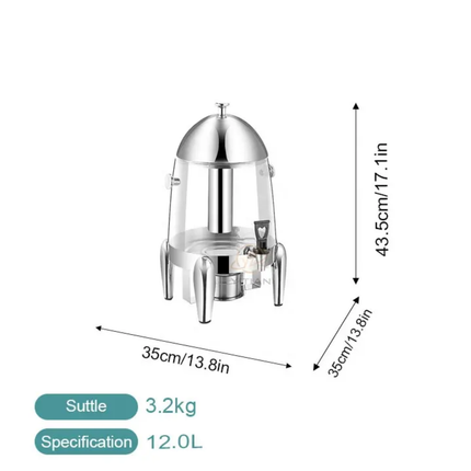 Commercial Grade Stainless Steel Beverage Dispenser Portable Hotel Restaurant Juicer Coffee Cool Beer Dispenser Food Safe