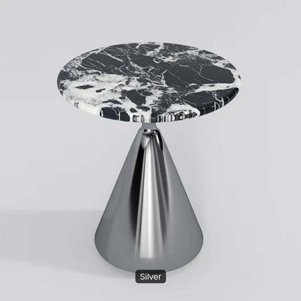 Elegant Modern Coffee Table Set For Living Room Stainless Steel Marble Top Side Table Home Furniture