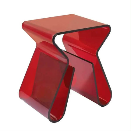 Clear Acrylic Side Table End Table Acrylic Shower Bench For Living Room Acrylic Sofa Side Table For Bedroom