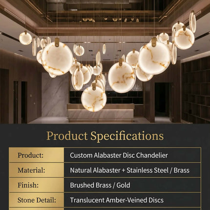 Adjustable Height Golden Brass Clear Crystal Pendant Lamp 360 Light Easy Installation for Luxury Bedside Dining Table Use