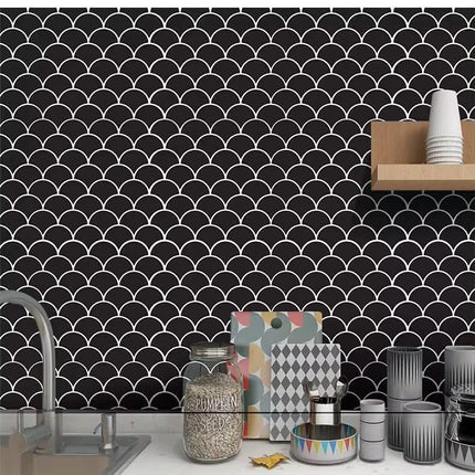 Nordic 3D Self Adhesive Tile Stickers Waterproof Oil Proof Wall Decals For Bathroom Kitchen Backsplash Home Renovation 30x30cm