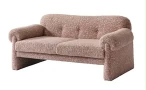 Modern High Quality Luxury Wood Furniture Pink Indoor Sectional Sofa Set for Home Hotel Modular Corner Feature for Villas Fabric