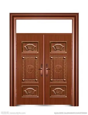 Factory Direct Sales Modern Style High-Quality Apartment Main Entrance Anti-Theft Steel Door High Security Steel Door