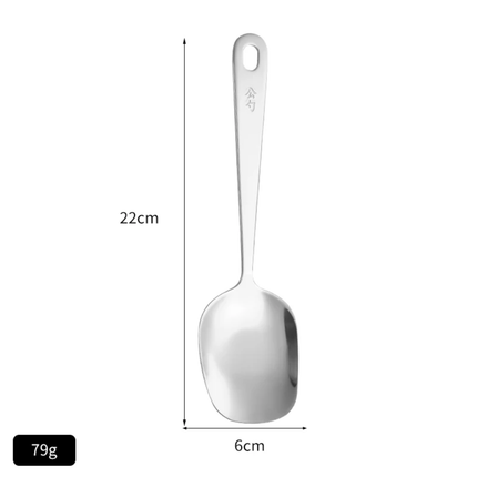 High Quality Kitchen Accessories Gold Long Handle 304 Stainless Round Spoon Serving Slotted Spoon for Buffet Restaurant