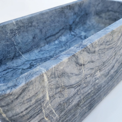 Luxury Custom-Made Modern Oval Bathtubs Exclusive Zaphipe Blue Freestanding Soaking Bathroom Villa Hotel Home House