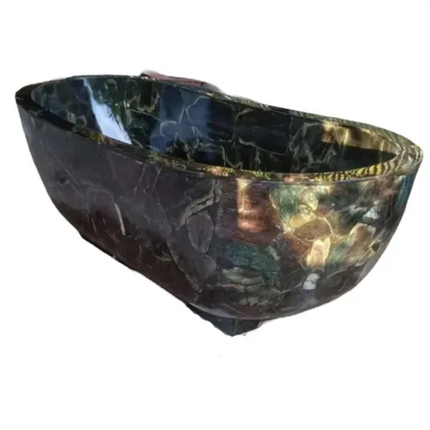 Black Marble Bathtub, Marble Bathtub For Hotel Bathroom, Stone Marble Bathtub
