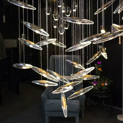 Modern Design Chandelier Luxury Hotel Lobby Chandelier Interior Dining Room Living Room Decorative Customized Crystal Chandelier