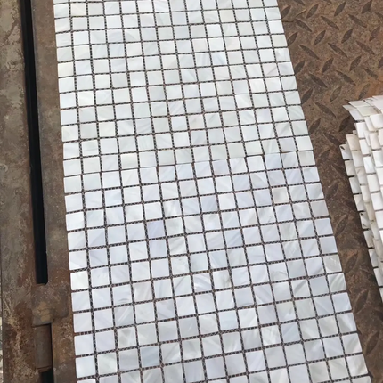 30×30 Classic Ocean Shell Mosaic Handcrafted Piece of Fine Quality