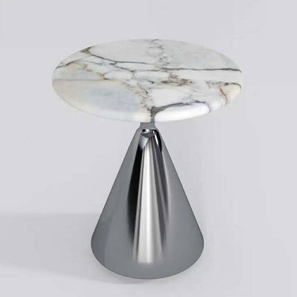Elegant Modern Coffee Table Set For Living Room Stainless Steel Marble Top Side Table Home Furniture