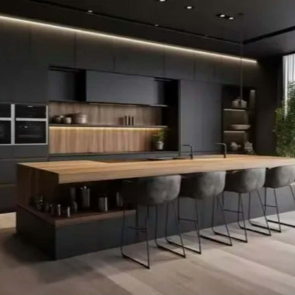 Cabinetry Manufacturer Modern Design Luxury Wooden Kitchen Cabinet Complete Kitchen Set Modern Custom Kitchen Cabinets For Villa