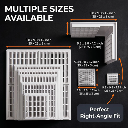 Square anti-vortex main drain cover, anti suction safety ABS drain grate, impact resistant pool bottom drain fitting