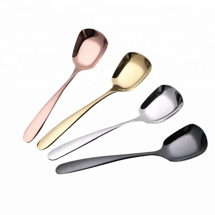 High Quality 18-8 Metal Serving Spoon Stainless Steel Table Spoon