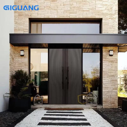High End Aluminum Villa Entrance Gate Modern Carved Design Anti Rust Main Door