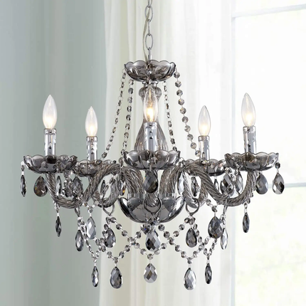 Customizable Luxury LED Big Hanging Lamp For Apartment Villa K9 Crystal Candle Chandeliers Lighting For Living Room