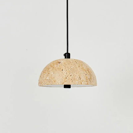 Creative Natural Stone Designer Studio Model Pendant Light for Home Bedroom Villa Wabi Sabi Japanese Warmth Room Decoration Lamp