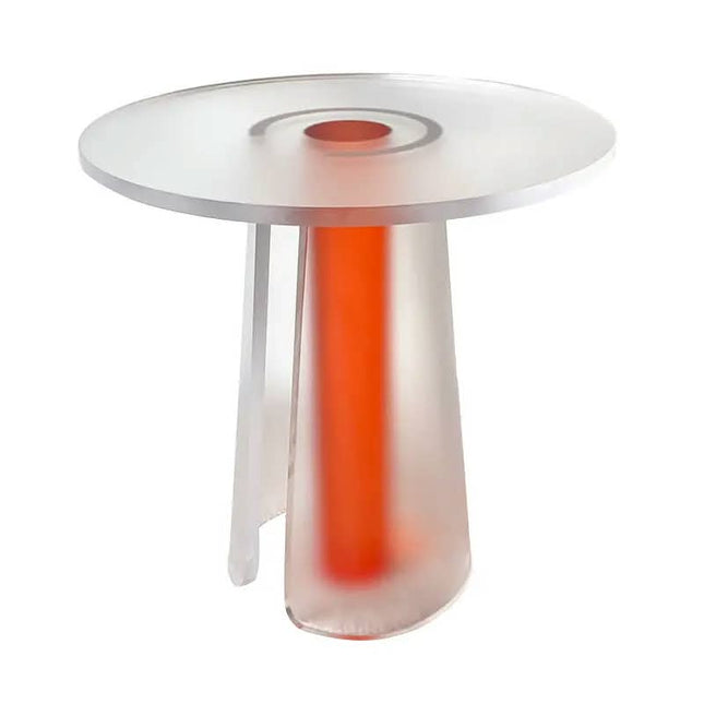 Italian Coffee Table Acrylic Transparent Frosted Sofa Side Table Fashionable Modern Simple Corner Table
