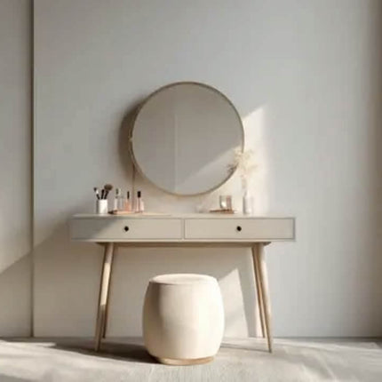 Modern Simple Saddle Solid  Wood  Eco-friendly Durable Dresser with Storage Drawers Standing Bedroom Furniture for Home