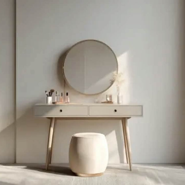 Modern Simple Saddle Solid  Wood  Eco-friendly Durable Dresser with Storage Drawers Standing Bedroom Furniture for Home