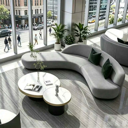 Custom Modern Chesterfield Sofa for Hotel Leisure Business Clubs Office Rest Areas Fabric Cover