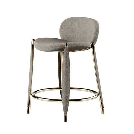 Luxury Modern Gold Stainless Steel Metal Bar Stool Durable High School for Hotel Living Room Commercial Use