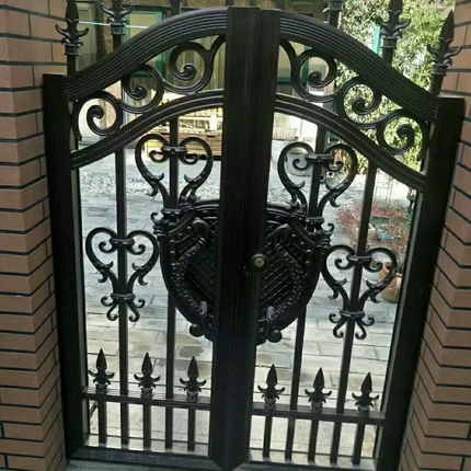 Smart Phone System Lock Modern Design Automatic Manual Aluminum Stainless Steel Swing Fence Gate Electric Door