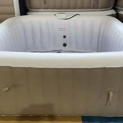 Air Jet Massage Drop Stitch Portable Inflatable Outdoor Square Spa Hot Tubs Spa