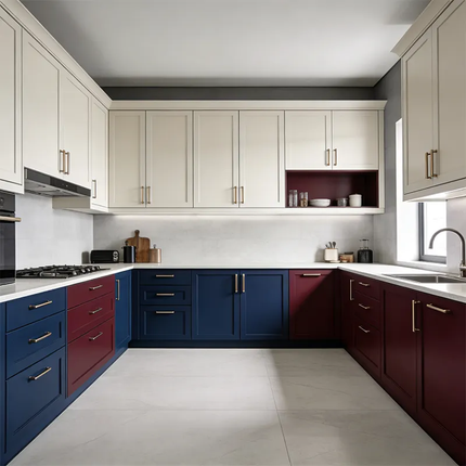 High Quality Wooden Kitchen Cabinet Doors Natural Solid Wood Custom Cabinet Fronts For Modern Wood Kitchen Cupboards For Sale
