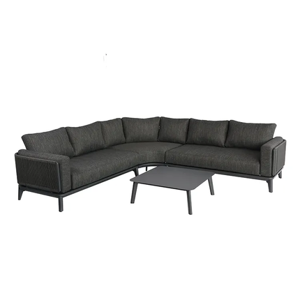 Corner Modern Luxury Garden Furniture Patio Sofa Set Rattan Outdoor Corner Sofa