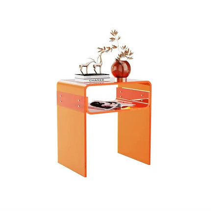 High Quality Multipurpose Customized Acrylic Heart Desk Blank and Acrylic Desk Display Bottles Acrylic Side Table