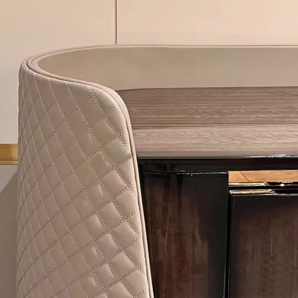 Italian-Style Solid Wood Sideboard Luxury Dining Storage Chest Durable Modern Furniture for Villas Hotels & Apartments