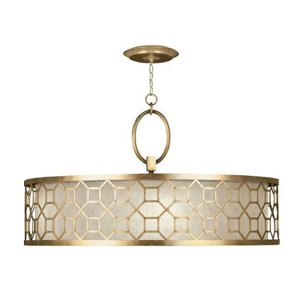 American Design Antique Copper Chandelier Metal Farmhouse Pendant Lights for Living Room Kitchen Island