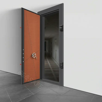Stainless Steel Strong Bank Round Vault Doors Safe Room With Handle Vault Security Door