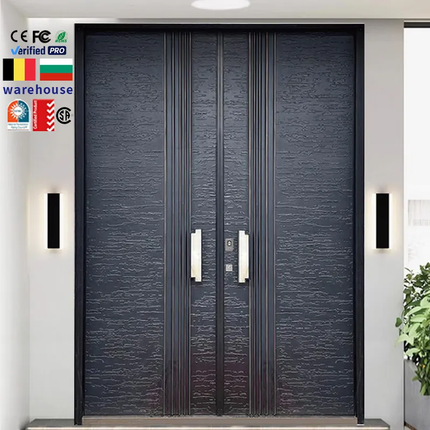 Denun Austria Modern Aluminum Alloy Steel Aluminum Stainless Amazing Door Panel Design Hot Sale Entrance Entry Solid Pivot Door