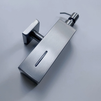 Square Soap Dispenser Premium Wall Mounted Bath Accessory