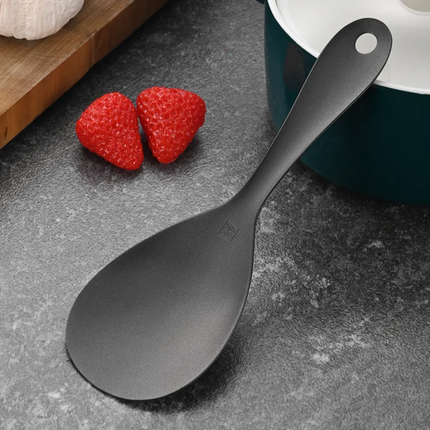 New High Quality 304 Stainless Steel Kitchen Utensils Stick Pot And Rice Spoon Non Stick Pot Rice Spoon Rice Paddle