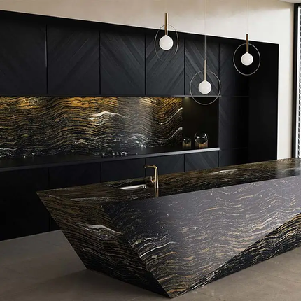Italian Modern Luxury Kitchen Cabinets Design Set Made in China Cabinet Kitchen Islands