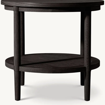 The R American-Style Solid Wood Coffee Table Features a Unique Design