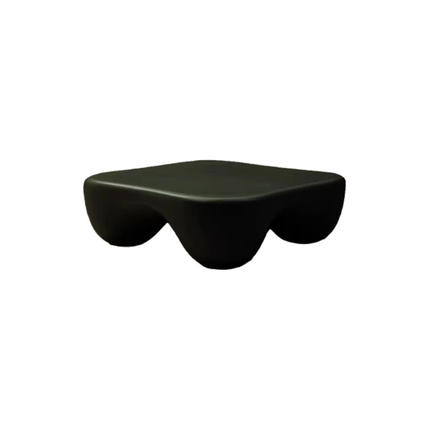 Made of FiberGlass Cream Fiberglass Irregular Shape Modern Minimalist Low coffee Table Living Room Furniture