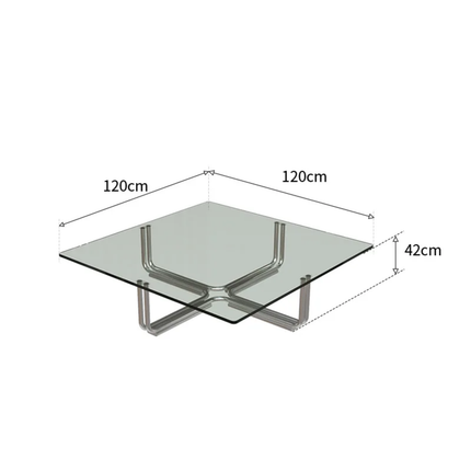 Made of FiberGlass And Tempered Glass Nordic Style Luxury Small HouseHold Apartment Coffee Table Inspired By Ancient Middle Eastern Design Tempered Glass Side Table