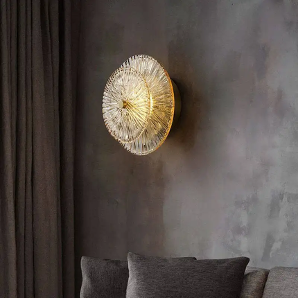 Lausanne Flower Modern Personality Living Room Background Wall Lamp New Bedroom Bedside Lamp ABS Three-Color Changing LED Luxury