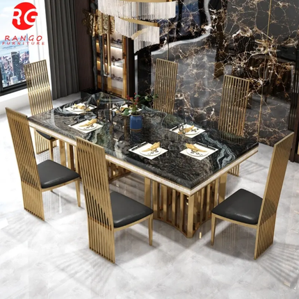 Luxury Dining Table & 6 Chairs – Complete Dining Room Furniture Set