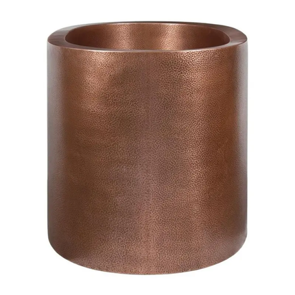 Custom Double Wall Hammered Copper Antique Bathtub OEM Manufacturer ELEGANT GALLERY Model AEPG-TRY Eco-Friendly Durable Tub