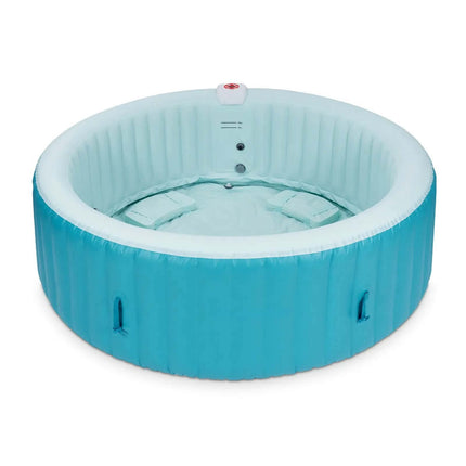 Customized PVC Inflatable Portable Folding Round Hot Tub Spa Pool 4-Person Blue 1000L Indoor/Outdoor