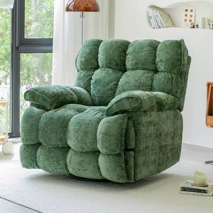 Grand Ultra-Opulent Cloud-Plush Over-Sized Full-Body Ergonomic Power-Electric Sensory Sanctuary Recliner