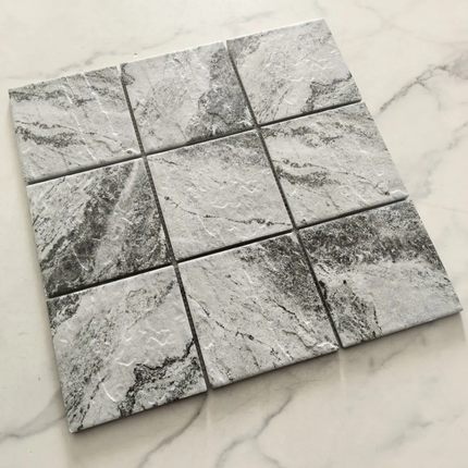 30×30 Sukabumi Bali Marble Look Swimming Pool Tile Grey Ceramic Mosaic for Pool Outdoor Pool Tile
